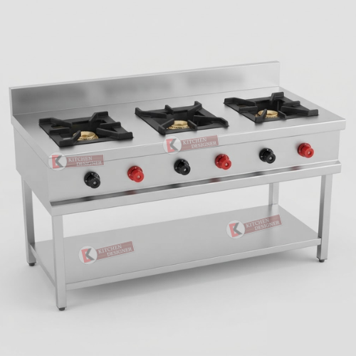 Three Burner Range