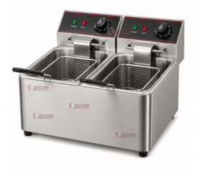 Deep fryer double tank
